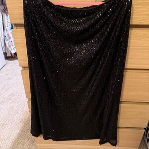 NWT Old navy Black Sequin Skirt